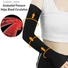 Protective Sleeves 1Pcs Medical Lymphoma Compression Arm Sleeves Non-Slip Long Gloves Men and Women Outdoor Sports Anti-UV Sunscreen Arm Protection L240312