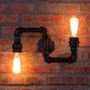 Wall Lamp American Creative Lamps Retro Loft Water Pipe Lights Bar Cafe Restaurant Pub Club Hall Aisle Industry Wind Stair Sconce 292r