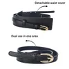 Belts Belt PU Leather For Ladies Metal Buckle Waist Strap Leisure Dress Coat Wide Waistband