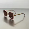 Mode CH Top Sonnenbrille Modische Sonnenbrille Rahmen CH0782 Quadratisch Großes Flaches Licht Einfaches Gesicht Weiblich Internet Rot Abnehmen mit Box Korrekte Version von hoher Qualität