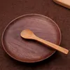 Łyżki deser kawa miksowanie gotowanie drewniana miarka dla dzieci bambusowa zupa kuchenna zupa herbaty