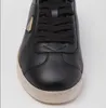 Famosa marca pista homens tênis sapatos de couro grão nu preto formadores homem conforto excelente corredor esporte Eu38-46 com caixa