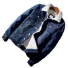 Vestes pour hommes Plus Taille 6XL 5XL Hiver Chaud Épaissi Cachemire Denim Veste 2024 Classique Mode Street Wear