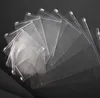 Sac en plastique PVC transparent à fermeture éclair pour bijoux, épais, étanche à la poussière, batterie, boucles d'oreilles, perles, bibelots, pochettes à bijoux