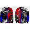 F Suaço de Downhill Feia de Mountain Bike Suit de Mountain Bike Suit de motocicleta T-shirt Mens Mens Top Yamaha