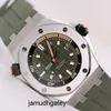 Klassisch-minimalistische AP-Uhr Epic Royal Oak Offshore 15720ST Herrenuhr Avocado Automatic Machinery Swiss Famous Watch Sportuhr April mit Durchmesser 42 mm