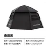 Tendas e abrigos NaturehikeBlackdog Outdoor Hexagonal Totalmente Automático Abertura Rápida Barraca de Acampamento Portátil Dobrável Preto Cola Protetor Solar