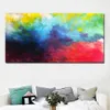 Abstracte kunst met levendige kleuren Wall Art Pictures Abstract olieverfschilderij op canvas voor woonkamer Home Decor Prints Poster2612