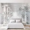 Po Wallpaper 3D Stereo Abstract Ruimte Europese Stijl Patroon Diamant Muurschilderingen Behang Woonkamer TV Achtergrond Muur Decor240C