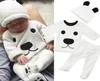 3 pièces nouveau-né bébé filles garçon pulls à manches longues haut pantalons pantalons chapeau tenues ensemble moelleux mignon dessin animé hiver vêtements chauds2940911