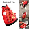 Cat Costumes Pet Year Clothes Party Costume Chinese Tang Dynasty Dress With Red Envelope344a