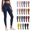 Womens Leggings Women Pants Sports Gym Wear Legging Elastic Fitness Lady Overall Full Tights Workout Set Yoga Pant Size S-3XL