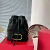 حقائب مصمم حقيبة دلو مصممة الأكياس الأسود شاطئ