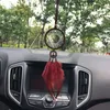 Mini apanhador de sonhos necaklace carro pendurado penas coletores de sonhos pendurado decorações226b