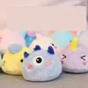 2024 Söt 8 cm Anime Expression 10 Style Plush Keychains Toy Geometry Monster Toys Unicorn Soft Dolls Pillow Kids Baby Gift Barn Bed R