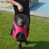 Borsa per cani Zaino traspirante Grande capacità Gatto che trasporta animale domestico da viaggio portatile all'aperto LJ201201309n