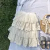 Girls Skirt Spring New Korea Kids Clothing Spring 2020 Lace Stitching embroidery Long Skirt Girl Tutu Skirts Children Y2007048008204