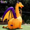 wholesale 5M Höhe Outdoor-Event-Werbung Aufblasbare Flying Dragon-Modelle sprengen Cartoon-Drachen für Partydekoration mit Luft