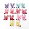 Vêtements de chien 20 pcs Pâques Pet Hair Bows Clips Oreilles Épingles à cheveux Accessoires de toilettage pour petit Medium194W