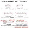 1/2/3/4 Seater Geometric Sofa Cover Stretch Spandex L Shape Sofa Covers Chaise Longue Corner Couch Slipcover Furniture Protector 240304