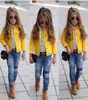 Nova criança crianças bebê meninas meninos jaqueta jeans manga longa casaco jeans outerwear5540651