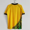 1998 Jamaica Jersey Yellow Home -teckensnitt Gardner Whitmore Retro Soccer Jersey Arle Dody Football Shirt Men Shirts Football Team Uniform