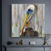 Pittura a olio uccello su tela animali e stampe quadri su tela arte della parete per soggiorno decorazione domestica moderna254f
