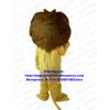 Mascot Costumes Yellow Lion Wild Animal Mascot Costume Adult Cartoon Character Outfit Suit Advertising Campaign Promotional Items Zx24