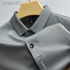 Men's Polos High end brand embroidery fashion polo shirt short sleeve summer ice silk seamless breathable casual lapel T-shirt ldd240312