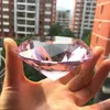 80mm couleur cristal clair diamant forme presse-papier verre gemme affichage ornement de mariage décoration de la maison art artisanat matériel cadeau T2002692