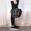 Sac de caddie de douche en maille, Portable pour la plage, salle de bain, sacs de rangement d'organisation avec 8 poches