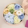 Artificial Flower Soap Flower Gift Box Rose Orchid Peony Bouquet Home Wedding Decoration Accessories Valentine's Day Gift z3 228Z