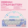 ZIFRIEND ZA68 Pro 68 touches 3 Modes clavier mécanique PBT RGB sans fil Bluetooth 24 GHz échangeable 65 60 claviers de jeu 240309