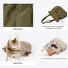 HBP Non-Brand Factory customized shoulder bag external pocket drawstring shopping Japanese nylon large capacity tote