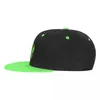 Ballkappen, benutzerdefinierte grüne Tomorrowland-Baseballkappe, flache Sport-Snapback-Männer und Damen, verstellbare Hip-Hop-Hüte