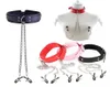 Morsetto per capezzoli in metallo per adulti BDSM Clitor Catena Bondage Collare per collo Manette sexy Kit BDSM Giochi sessuali Accessori erotici per coppie2802855