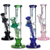 10 tum Phoenix Bong Glass Vase Shisha Röker Bongs Glasspipe Glass Rökning Vatten Bongs raka rör röker vattenör