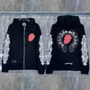 Męskie designerskie bluzy z kapturem Technodło wiosna i jesienne damski sweter z kapturem na dzianiny