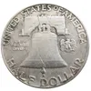 US 1961PD Franklin demi-Dollar artisanat argent plaqué copie pièce en laiton ornements décoration de la maison accessoires 243y