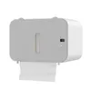 Induktions-Toilettenpapierhalter, Regal, automatisches WC-Regal, wandmontierter Spender, Badezimmer-Zubehör 240301