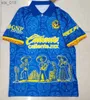 Fans Tops S-4XL 2024 Club America Voetbalshirts Derde fans speler versie vrouwen kids Voetbal ShirtH240312