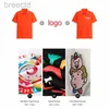 Polos masculinos Elike verão respirável camisa polo personalizado bordado impressão design marca imagem e 10 cores ldd240312