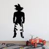 Anime ścienne naklejki dla dzieci mural manga goku sylwetka naklejka do nastolatków Dormie