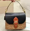 Designer -C-print Luxury Crossbody Bags Women Shoulder Fashion Classic Letter Leather Handbag Flap Messenger Bag Purse