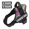 Pet-k9 Dog Harness Service Dog Vest No-Pull Reflective Breative調整可能なPETベストハーネス屋外ウォークトレーニング201126226o