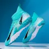 Men Soccer Shoes Kids Football Boots Women Professional Cleats Antiskid Chaussure TFFG Outdoor Athletic 240228