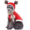 Hondenkleding Coral Fleece Kerst Theekopje Puppykleding Zacht Hond Hoodies Trui voor honden Schattig Pitbull252f