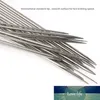 11 Pairs of 36cm Long 2 0mm to 8 0mm Stainless Steel Straight Single Pointed Knitting Needles Crochet Hooks Silver286s