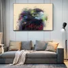 Moderne dier decoratieve schilderkunst HD Eagle Bird Art foto portret kleurrijke canvas muur decor woonkamer poster en print288w