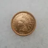 US Indian Head Cent 1906-1909% 100 Bakır Kopya Paraları Metal Zanaat Ölümleri Üretim Fabrikası 242W